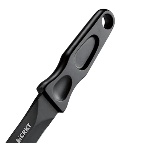 image for CRKT Sting Fixed Blade Knife with Sheath: 1055 Carbon Steel Plain Edge