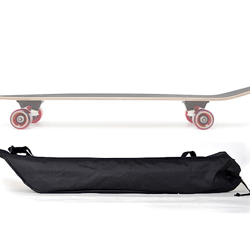 Jwthee Skateboard Bag Backpack, Longboard Carry Bag Skateboard Storage Shoulder Single Shoulder Foldable Travel Backpack for Standard Board