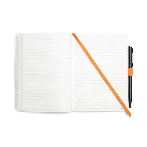 Gentlemen's Hardware Waterproof Notebook 104-Page Pocket Stone Paper Notes with Ballpoint Pen, 12.7cm x 16.51cm, Black - Image 2