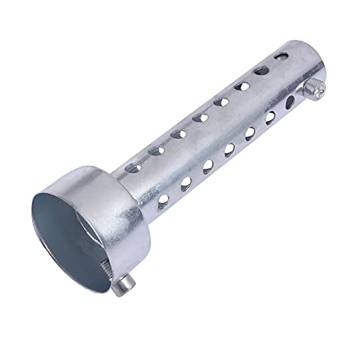 Silenciador Universal para Moto Insertos para Muffler Eliminador de Ruido Compatible con Tubos de Escape de 35mm 42mm y 45mm Baffle DB Killer Plateado para Motocicletas