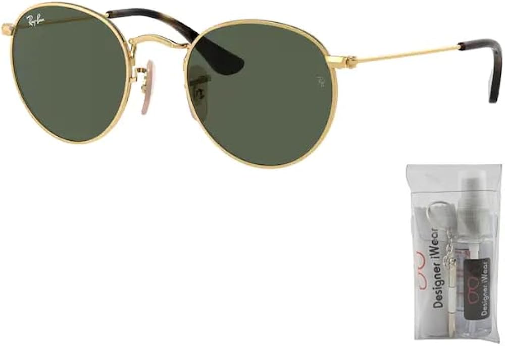 Miniatura 2 de Ray-Ban Junior - Lentes de sol redondos RJ9547S redondos para hombre y mujer + paquete con gafas de diseñador iWear Kt