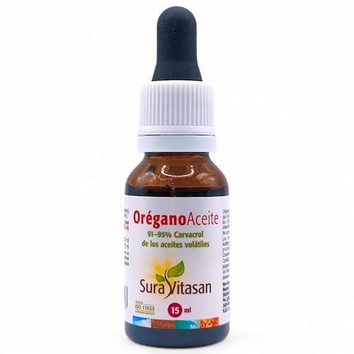 Sura Vitasan Aceite Salvaje 30ml - Suplemento Líquido Antibacteriano con Oregano, Carvacrol y Aceite de Oliva - Función Antiparasitaria y Antifúngica