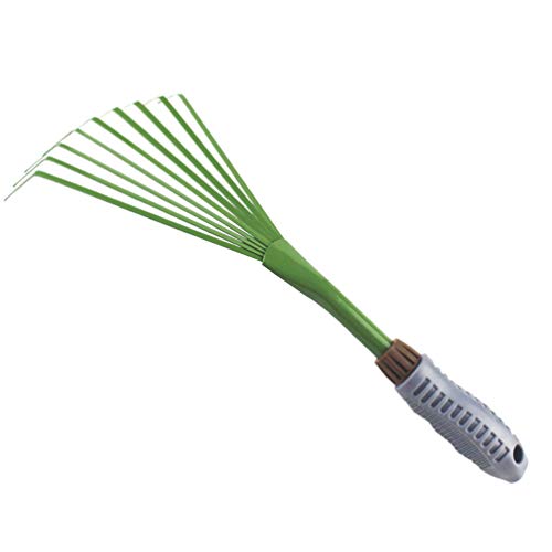 Hemoton 2 Peças de Ancinho de Gramado 9 Dentes de Folhas de Jardim Ancinho de Mão para Jardinagem de