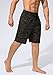 Men's Swim Trunks Quick Dry Board Shorts with Zipper Pockets Beach Shorts Bathing Suits for Men - No Mesh Liner(Green Camo,4XL)