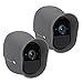 Produktbild kwmobile 2X Hülle kompatibel mit Arlo HD - Silikon Security Camera Cover Schutzhülle Kamera - Grau