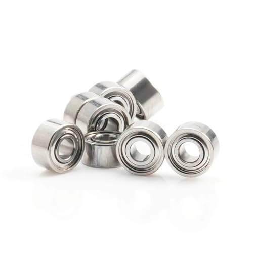 Rodamientos MR105 2RS negros de 5x10x4mm para piezas de mano