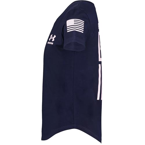 Image of Under Armour Girl's 2-Piece Short Sleeve Graphic Tee and Shorts Set, Outdoor Collection