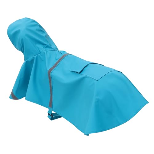 Milisten Reflective Dog Raincoat Waterproof and Breathable Medium Dogs Outdoor Pet Clothing