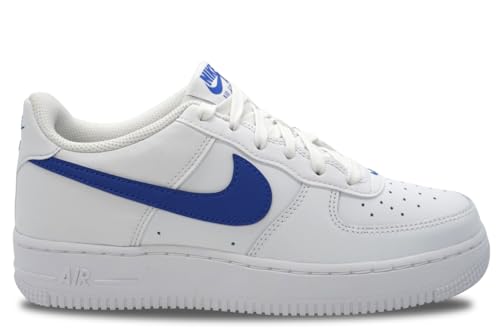 Nike Air Force 1 Leather White Hyper Royal - 38