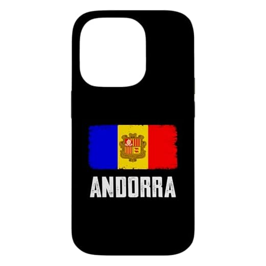 Camiseta de Andorra para hombre y mujer, bandera de Andorra de la Independencia de Andorra Carcasa para iPhone 14 Pro