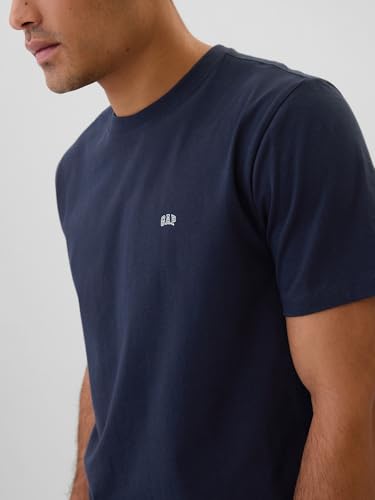 Image of Gap Men's Everyday Soft Micro Logo Crewneck T-Shirt