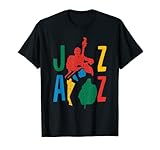 Photo Gallery divertente colorato jazz bass e sax giocatori maglietta Photo Gallery divertente colorato jazz bass e sax giocatori maglietta