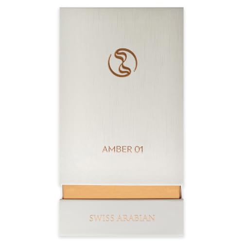 Swiss Arabian Amber 01 - Luxury Products From Dubai - Long Lasting, Addictive Personal EDP Spray Fragrance - Seductive Signature Aroma - 1.7 Oz (Amber 01)