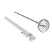 Exing Termómetro analógico de cocina para alimentos, carne, café, barbacoa, acero inoxidable, sonda útil
