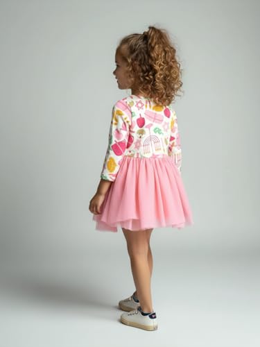 Image of Girls Long Sleeve Tulle Tutu Dresses for Kid and Toddler