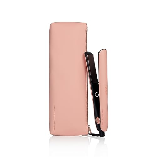 ghd gold take control now - Plancha de pelo profesional para alisar, rizar y crear ondas, temperatura óptima de peinado 185ºC, tecnología dual-zone, edición limitada 2023, rosa