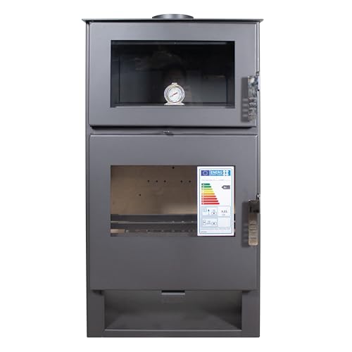 EEK A+ Kaminofen mit Backfach Verso F- 9kW-3