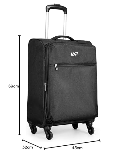 VIP Tivoli 4 Wheel Expandable Cabin Soft Luggage Trolley Bag