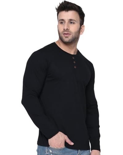 Image of London Hills Men's Cotton Regular Fit T-Shirt