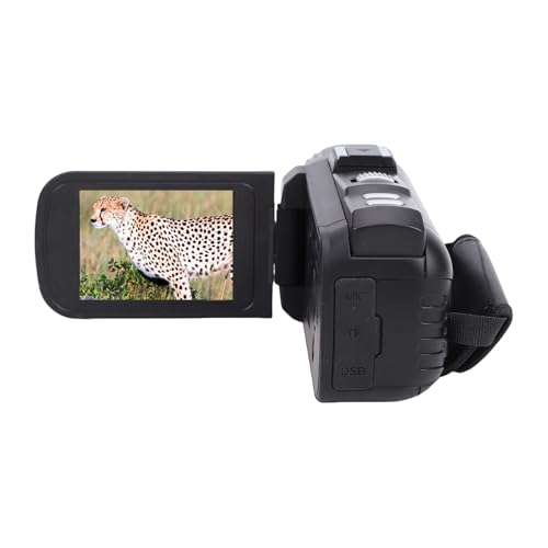 Caméscope vidéo vlogging avec écran rotatif 3.0 pour selfie