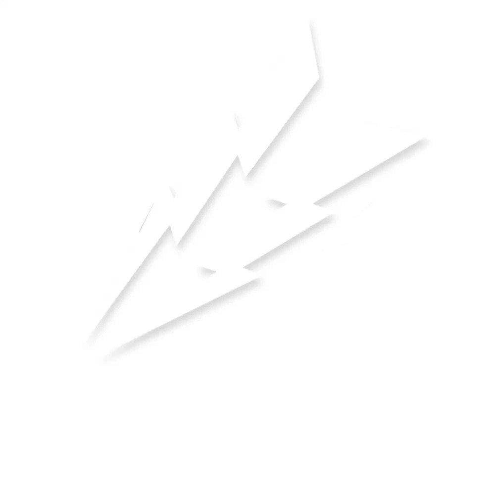 Auto Accessory 1Pair Lightning Motorcycle Stickers Reflective Self-Adhesive Waterproof Car Decal(Silver)