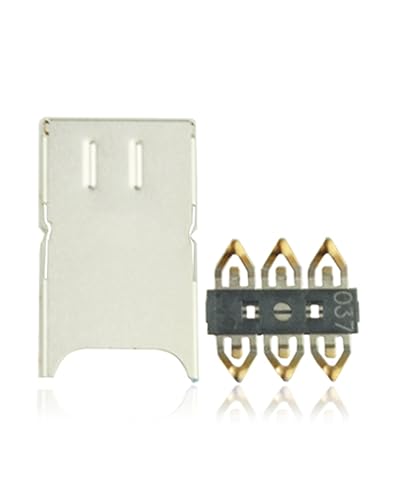 Best Shopper - Replacement Sim Card and Memory Card Reader Flex Compatible with Motorola Moto Z Force Droid (XT1650-02/2016) (Soldering Required)