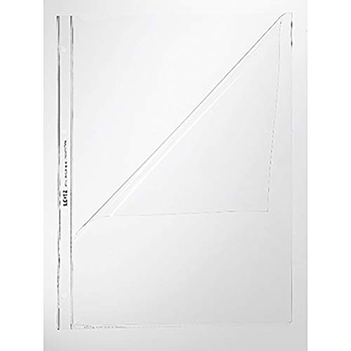 Fundas Leitz A4 transparentes en PVC de 0,08mm que evitan el desgaste de hojas