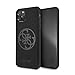 Produktbild Guess ülle aus der Silicone 4G Tone On Tone Kollektion GUHCN65LS4GBK für das iPhone 11 Pro Max, schwarz