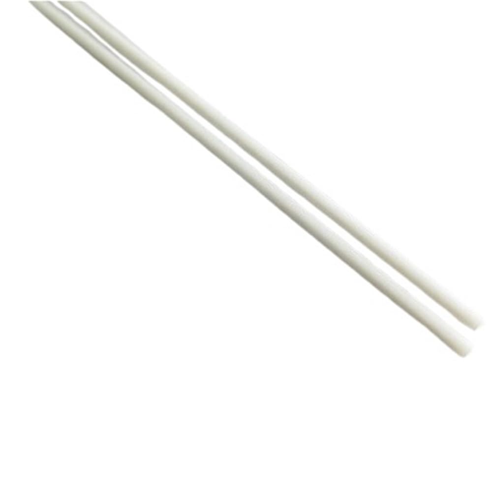 20 sztuk lekkich białych prętów z włókna szklanego(4.0x500mm)