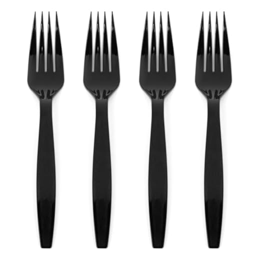 100 Black Plastic Forks | Plastic Silverware | Fancy Plastic Cutlery | Elegant Disposable Forks Pack | Bulk Disposable Flatware | Black Plastic Utensils Set | Disposable Silverware Cutlery Black