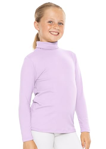 Image of STRETCH IS COMFORT Girl's Oh So Soft Long Sleeve Turtleneck | Youth Size 2-16