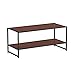 ZINUS TV Stand with Shelf, 40 Inch, Red mahogany wood grain