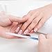 3 Pack Crystal Glass Fingernail File with Case for Natural Nail Professional Glass Nail File for Unisex, Portable Crystal Nail File with Case Czech Glass File Double-Sided for Natural & Acrylic Nails