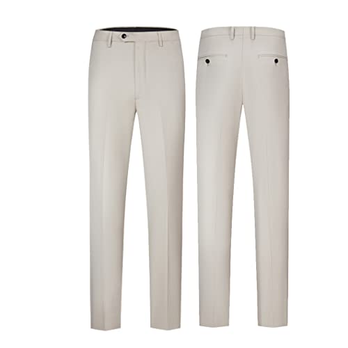 Slim Groom Smoking Hochzeit Mann Anzug 3 Stück Anzüge für Herren Schwarz Spitz Kragen Revers Anzug Rosa M – Bild 4