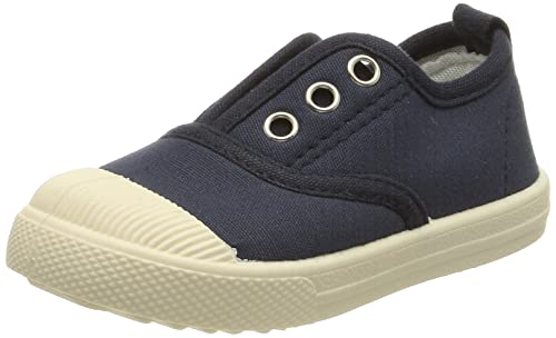 DEBAIJIA Filles Garçon Chaussures 2-5 Ans Toile De Bonbons pour Enfants Semelle Souple Non-Slip Mignon Respirant Baskets Bébé Léger Tendance EU 24 Bleu(Taille du tag 24)