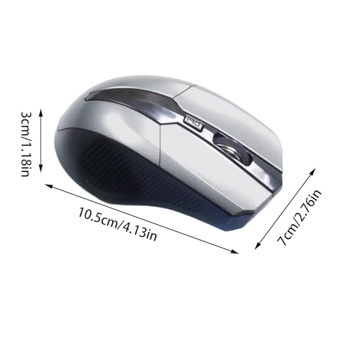 Ratón óptico inalámbrico portátil USB con sensor de precisión de 1200 DPI 5