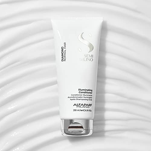 Alfaparf Milano Semi Di Lino Diamond Shine Illuminating Hair Conditioner - Sulfate Free - For Normal Hair - Safe On Color Treated Hair - Paraben And Paraffin Free - Professional Salon Quality #TOP2