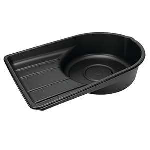 Performance Tool W4072 Black Extra Large Portable 7.5 Gallon Oil Drain Pan, (28.4 L)