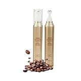 Caffeine Eye Cream Serum for Dark Circles and Puffy Eyes, Hyaluronic Acid Eye Cream with 360° Cooling Roller for Wrinkles, Bags & Fine Lines, Hydrating Under Eye Treatment for Men & Women, 20ml