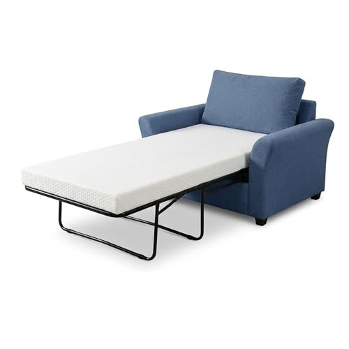 Kawcono 4 inch Twin Sofa Mattress with Removable Washable Cover,Replace Pull Out Twin Sleeper Sofa Mattress for RVs,Daybeds,Boats&Guest Rooms,33x75x4 inch