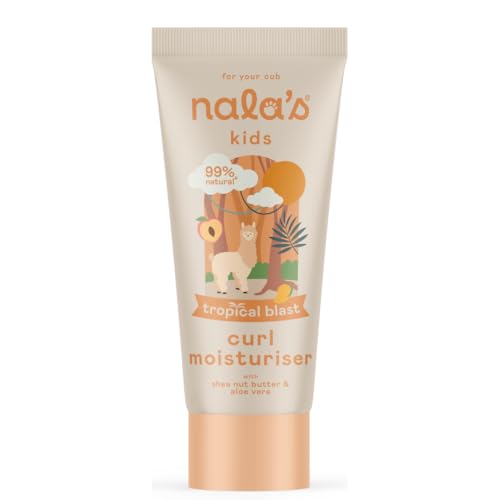 Nalas Kids Tropical Curl Blast Moisturiser | Allergen-Free Tropical Fragrance | 99% Natural | Dermatologically-tested | Vegan | 150ml | Nalas Kids