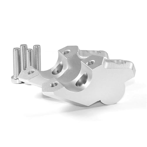 Motorrad-Lenkererhöhung Für F900GS Adventure (2024) – Lenkererhöhungs-Adapter, Lenkervorbau-Kit. Teleskop-Lenkerhöhenadapter(Silber1)
