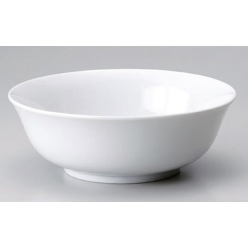?????? Chinese Bowl, White 8 Soup Bowl, 8.2 x 3.1 inches (20.7 x 8 cm), Chinese Tableware, Ramen, Restaurant, Drinking Tea, Commercial Use, Hotel