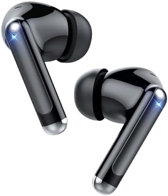 2024 New Developed Sound Quality Model with Good Balance of Medium and High Bass, Bluetooth Wireless Earphones, Bluetooth 5.4 LED Display, Double Microphone, ENC, CVC 8.0 Calls, Noise Canceling, Hi-Fi
