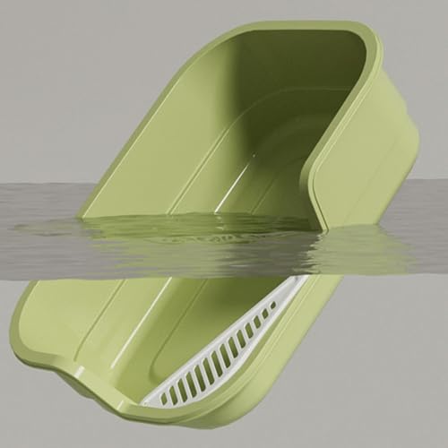 Caja de arena para gato extra grande con lados altos y entrada baja miniatura 5