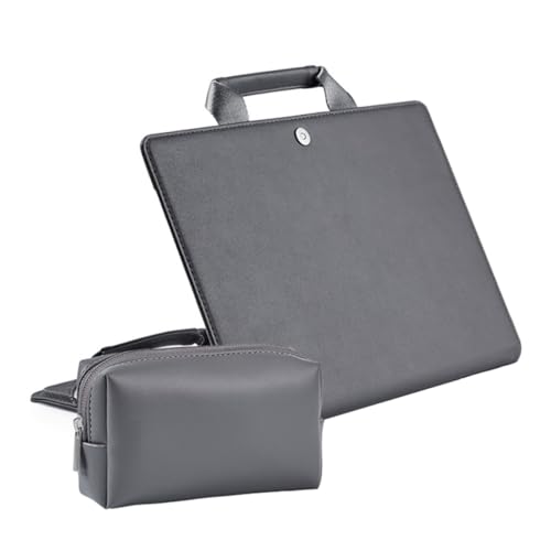 Bolsa protectora portátil 13 pulgadas PU fina y bolsa para cable de corriente