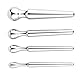 NURCIX Edelstahl Harnröhren Dilatatoren Metall Penis Plug Urethral Dilator Katheter Harnröhren Stimulation Harnröhrensonden Penis Masturbation Massage Prinzenzepter Sexspielzeug für Männer(S)