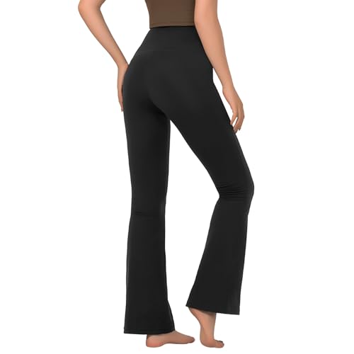 Getervb pantalón Yoga Alta Cintura Campana Deportivo Push Up Acampanado Flare Casual Danza Fitness