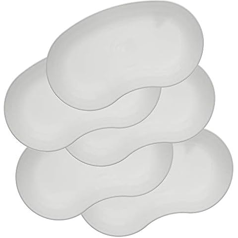 Nierenschale Kosmetex aus Kunststoff, weiß, lebensmittelecht, desinfizierbar, autoklavierbar, 26cm, 1 Liter, 5 Stück Cover