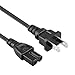 Acdctek AC Power Cord Cable Compatible with Panasonic Portable AM/FM Radio RF-2400 RF-2400D FM-MW-SW 5 Band Receiver Model RF-2900 RX-D10 RX-D11 RX-D12 RX-D13 RQ-2102 DVD-XP50